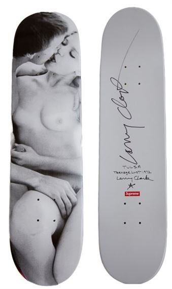 A SET OF TWO LARRY CLARK TULSA SKATEBOARDS, SUPREME, 2005 | Christie’s