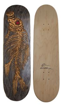 Fish fossil red eye - Emek