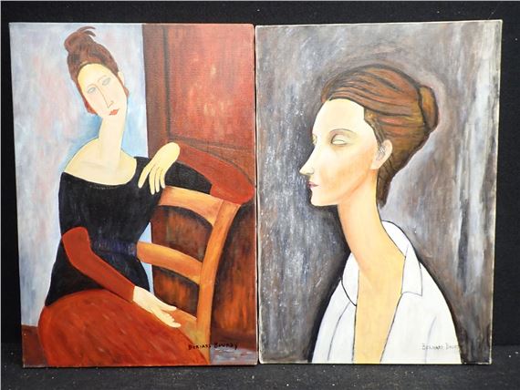 Portraits de Jeanne Hébuterne by Amedeo Modigliani, Bernard Bourdy