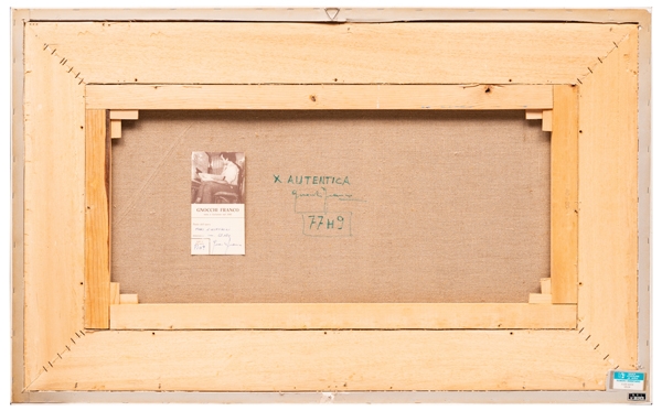 Artwork by Franco Gnocchi, Natura morta con fiori, Made of oil on canvas