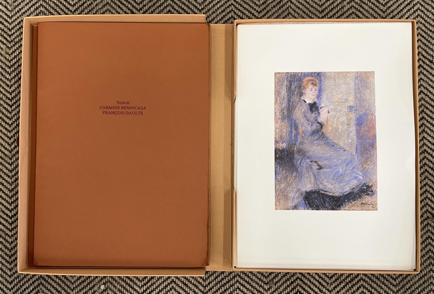 AFTER PIERRE AUGUSTE RENOIR, a folio of off-set  printed by Cartiere Miliani di Fabriano - Pierre-Auguste Renoir