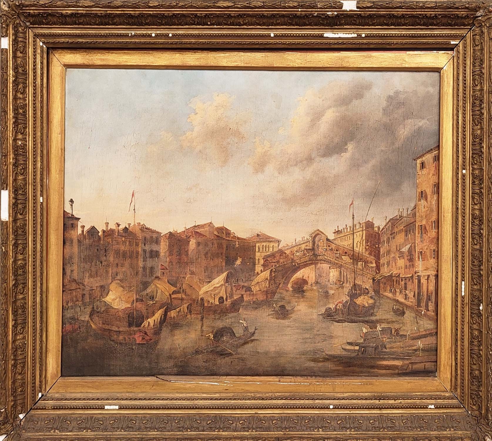 The Rialto Bridge on the Grand Canal, Venice - Giovanni Battista Piranesi