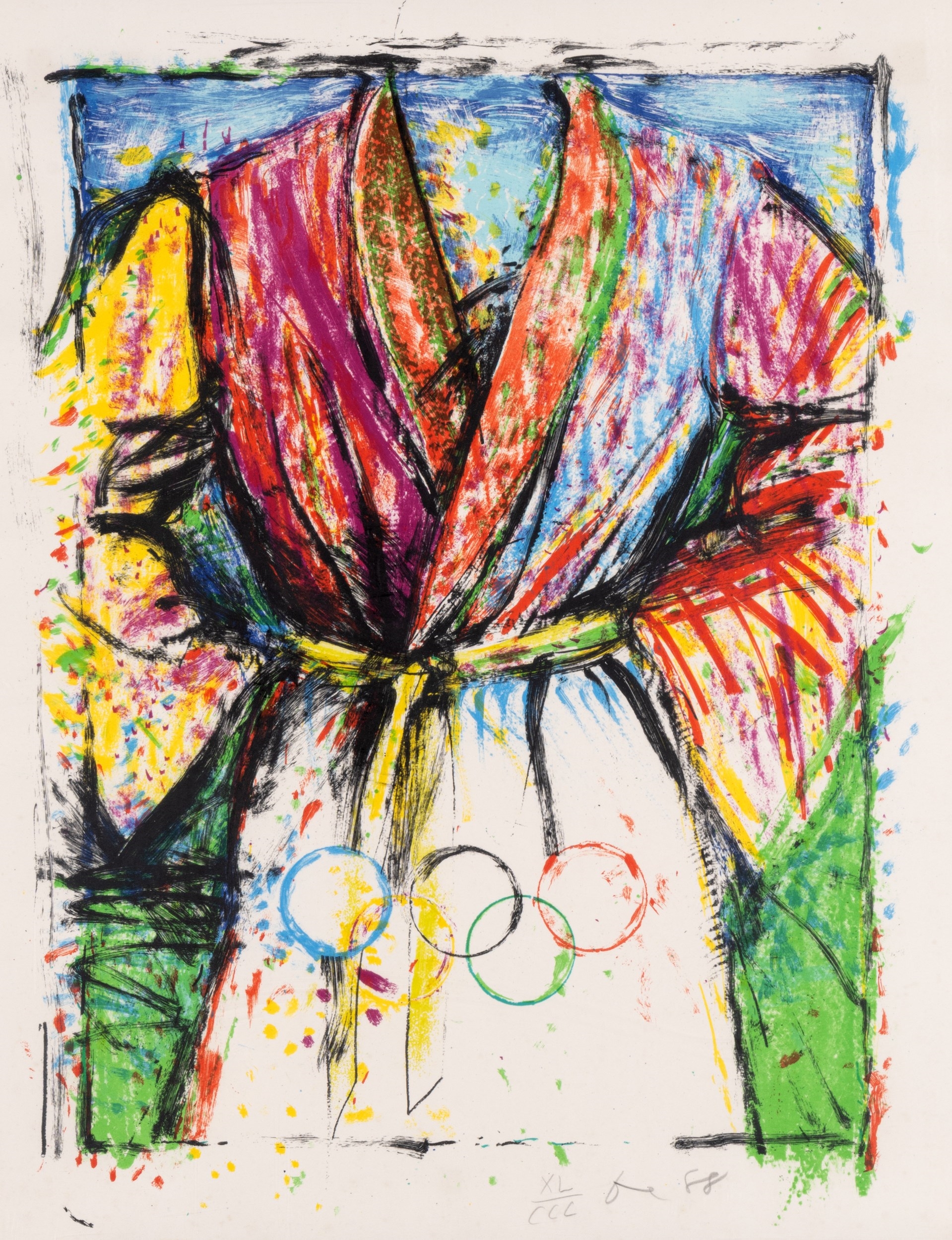 Jim Dine | Olympic Robe (1988) | MutualArt