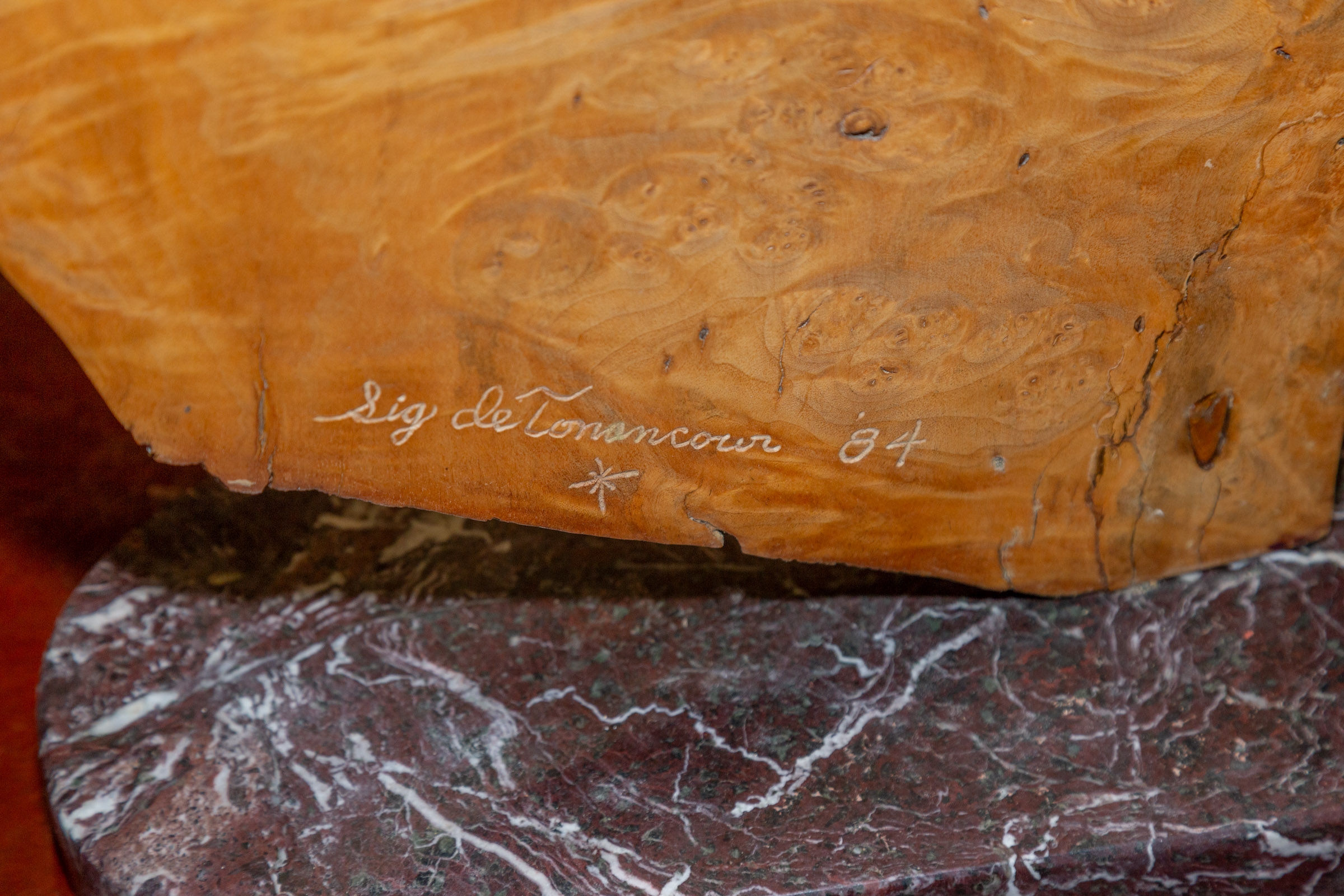 Artwork by Sig De Tonancour, Sig De Tonancour, Made of Wood