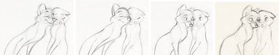 GLEN KEANE | The Fox and the Hound Tod and Vixey Animation Drawing ...