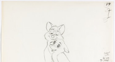 GLEN KEANE | The Fox and the Hound Tod and Vixey Pair of Large ...