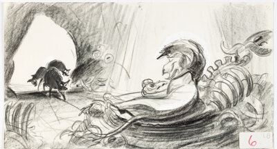 Larry Leker | The Lion King Early Development Storyboard Group of 3 ...