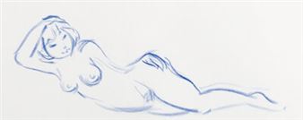 Rough Original Anatomy Drawing by Glen Keane (Walt Disney - Glen Keane