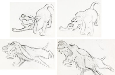 GLEN KEANE | The Fox and the Hound Tod and Copper Rough Animation ...