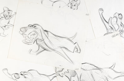 GLEN KEANE | The Fox and the Hound Tod and Copper Rough Animation ...