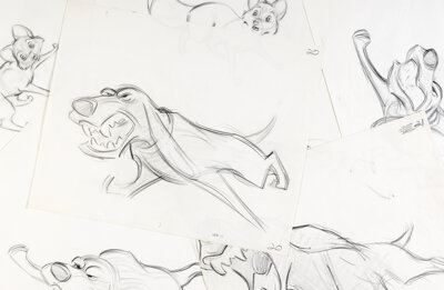 GLEN KEANE | The Fox and the Hound Tod and Copper Rough Animation ...