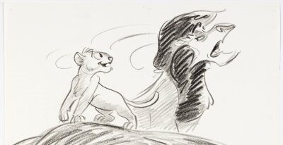 Larry Leker | The Lion King Early Development Storyboard Group of 3 ...