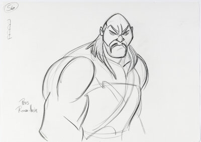 Pres Romanillos | Mulan Rare Shan Yu and Hayabusa Animation Drawing ...