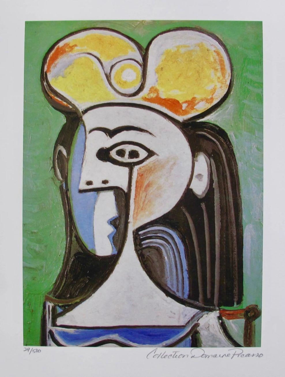 Girl with Black Hair - Pablo Picasso