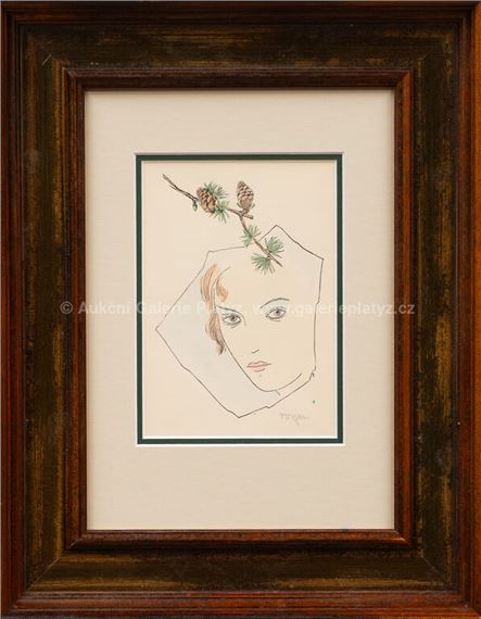 Dívka s šiškami by Toyen