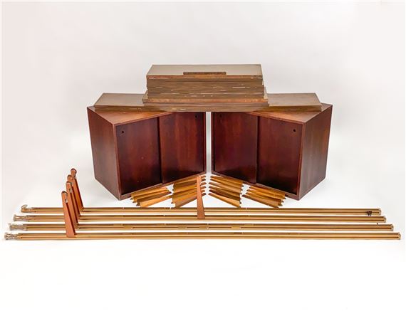 GEORGE NELSON OMNI STYLE MODULAR WALL UNIT