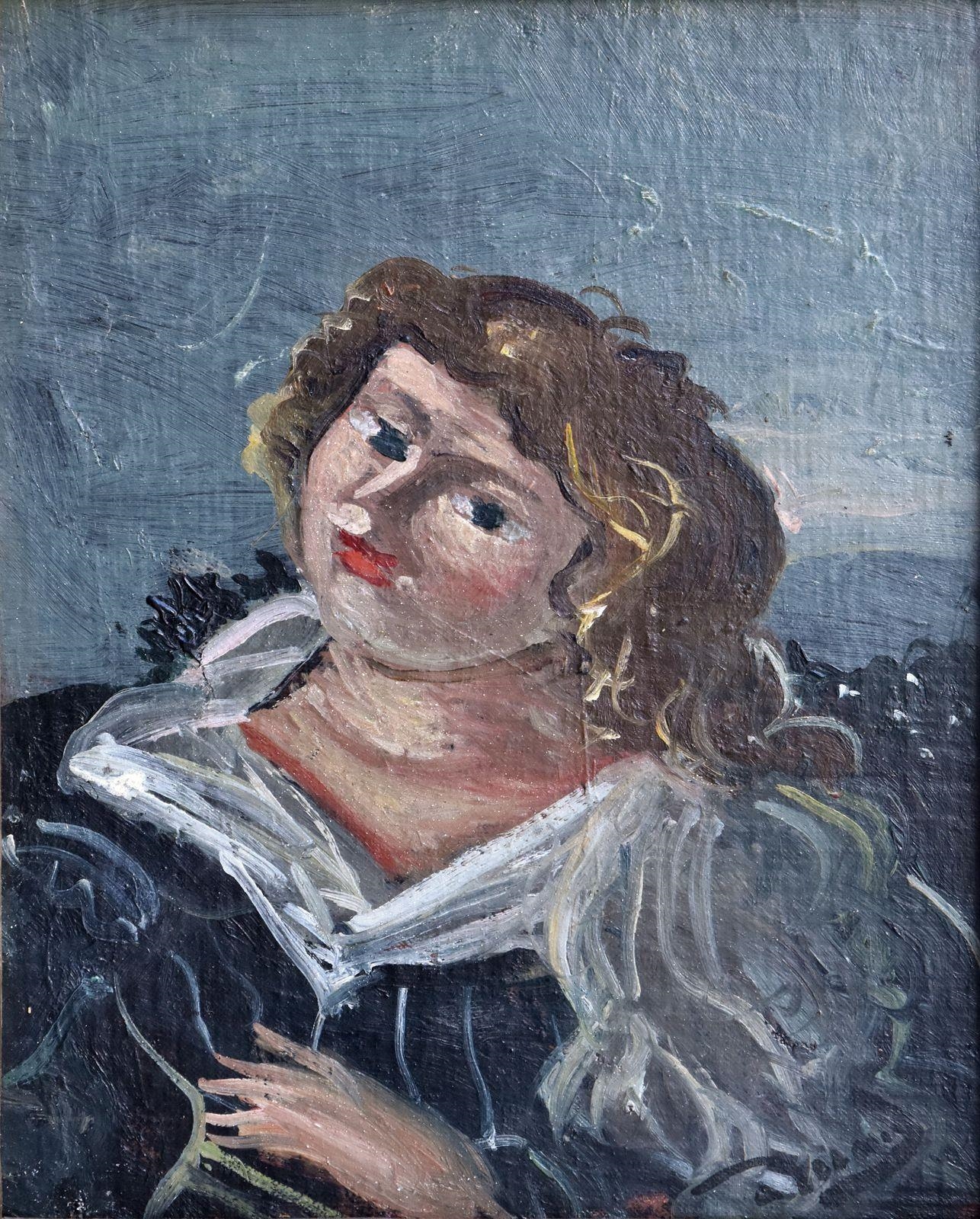 André Derain | Portrait de femme, circa 1940-45 | MutualArt