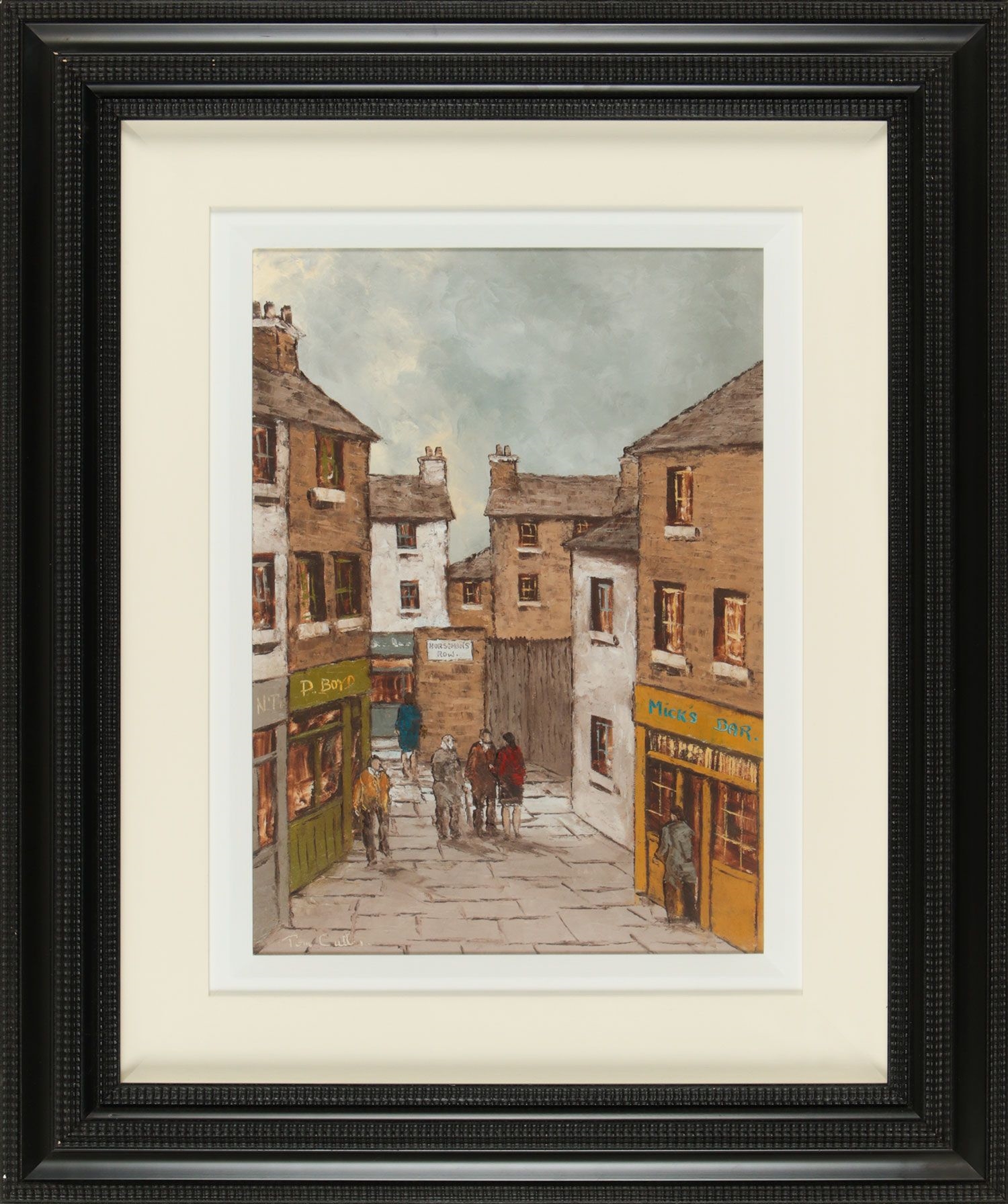 Artwork by Tom Cullen, HORSEMAN, Made of OIL ON CANVAS