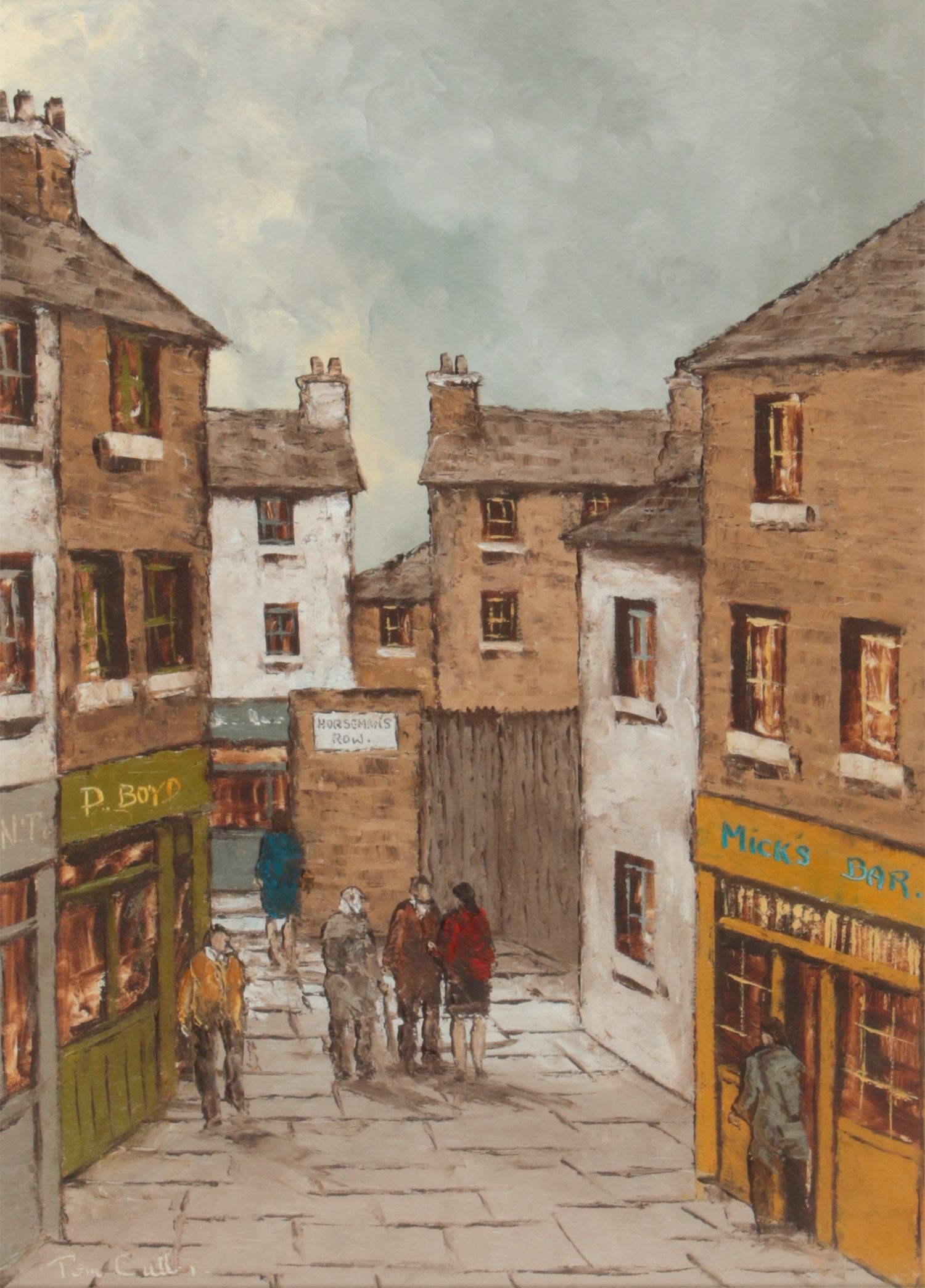 Artwork by Tom Cullen, HORSEMAN, Made of OIL ON CANVAS