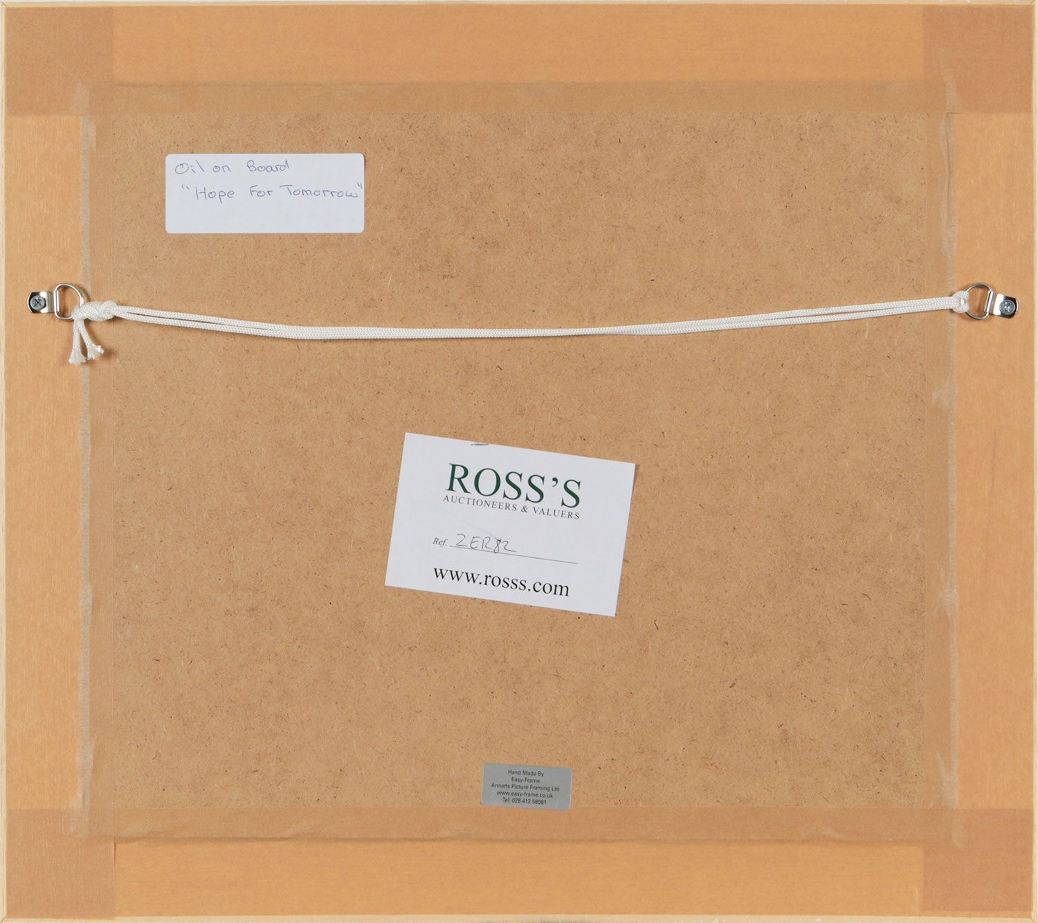 Artwork by Caroline McVeigh, HOPE FOR TOMORROW, Made of OIL ON BOARD