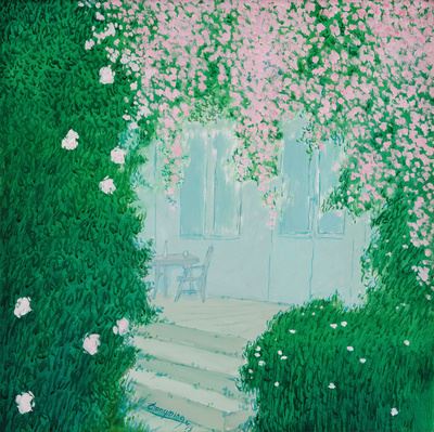 Bells ringing and spring flowers blooming by Zhong Ming, Zhong Ming, 2013