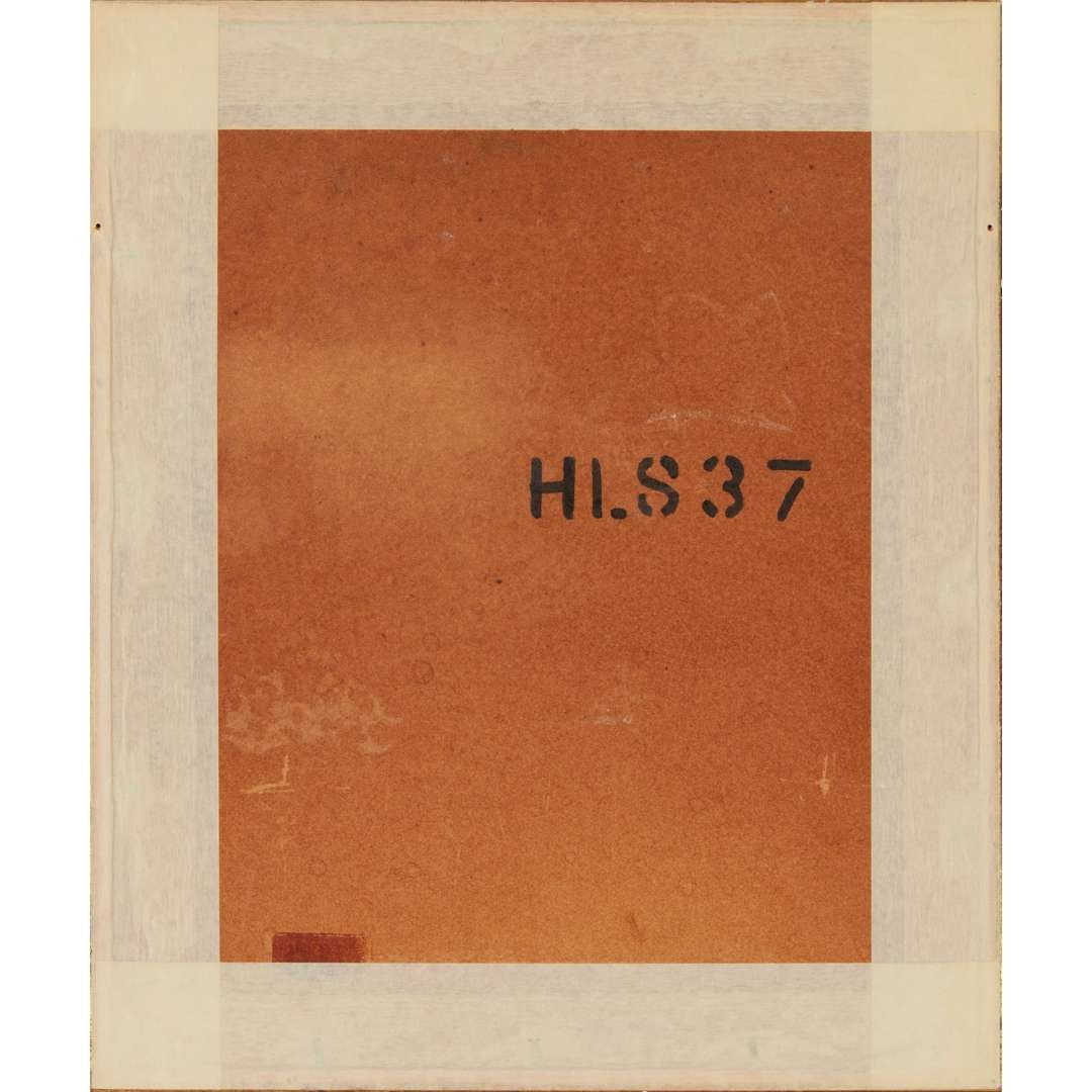 Artwork by Joan Kathleen Hardy Eardley, THE PATTERNED SKIRT, Made of Pastel on sandpaper