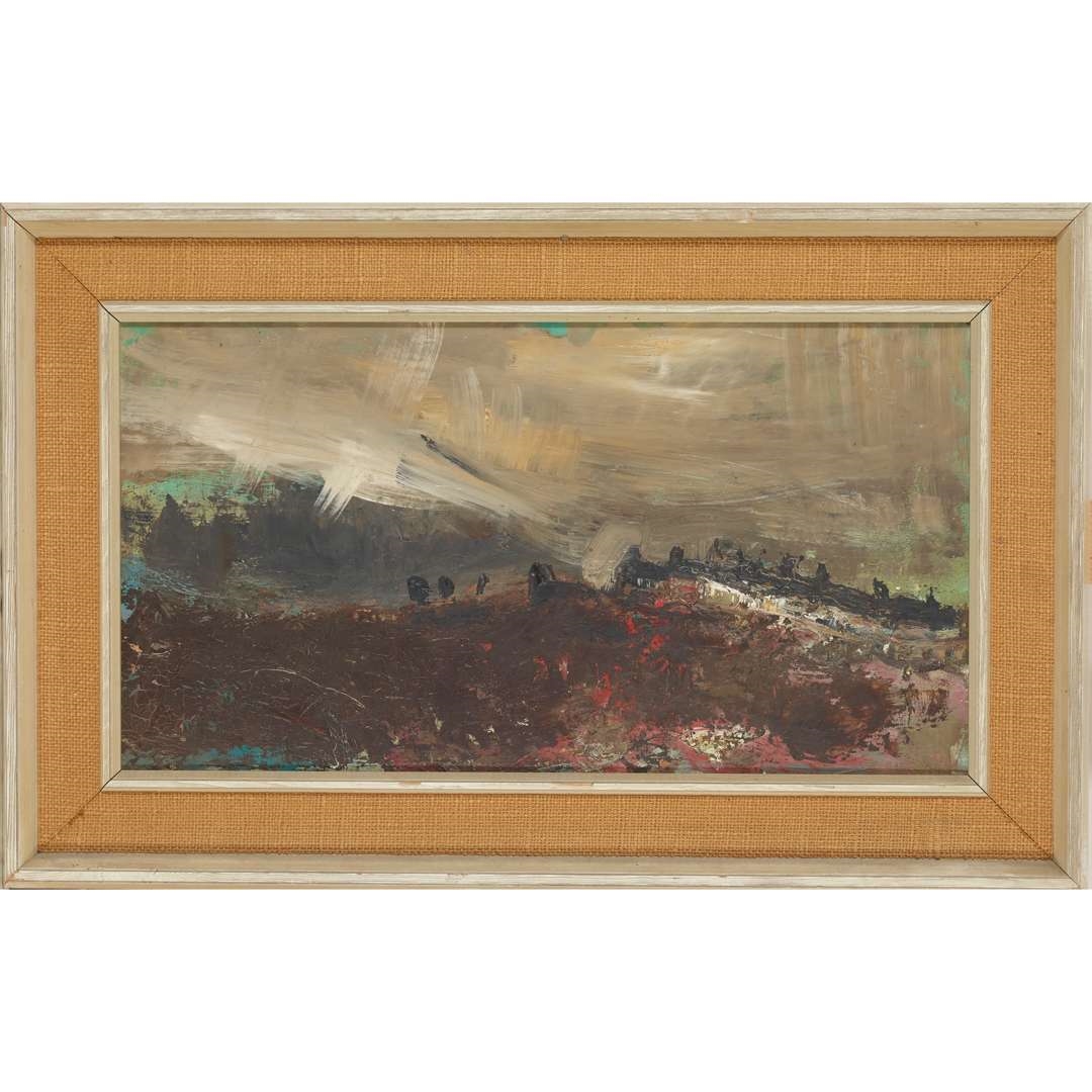 Artwork by Joan Kathleen Hardy Eardley, CATTERLINE, Made of Oil on board