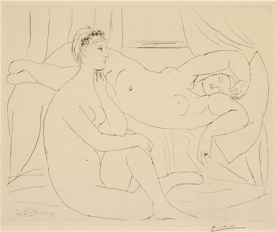 Deux femmes se reposant by Ambroise Vollard, 1931