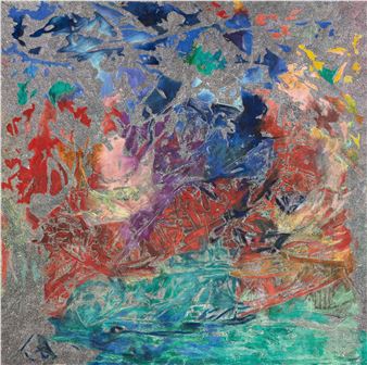 Untitled (Landschaft) - Michael Buthe