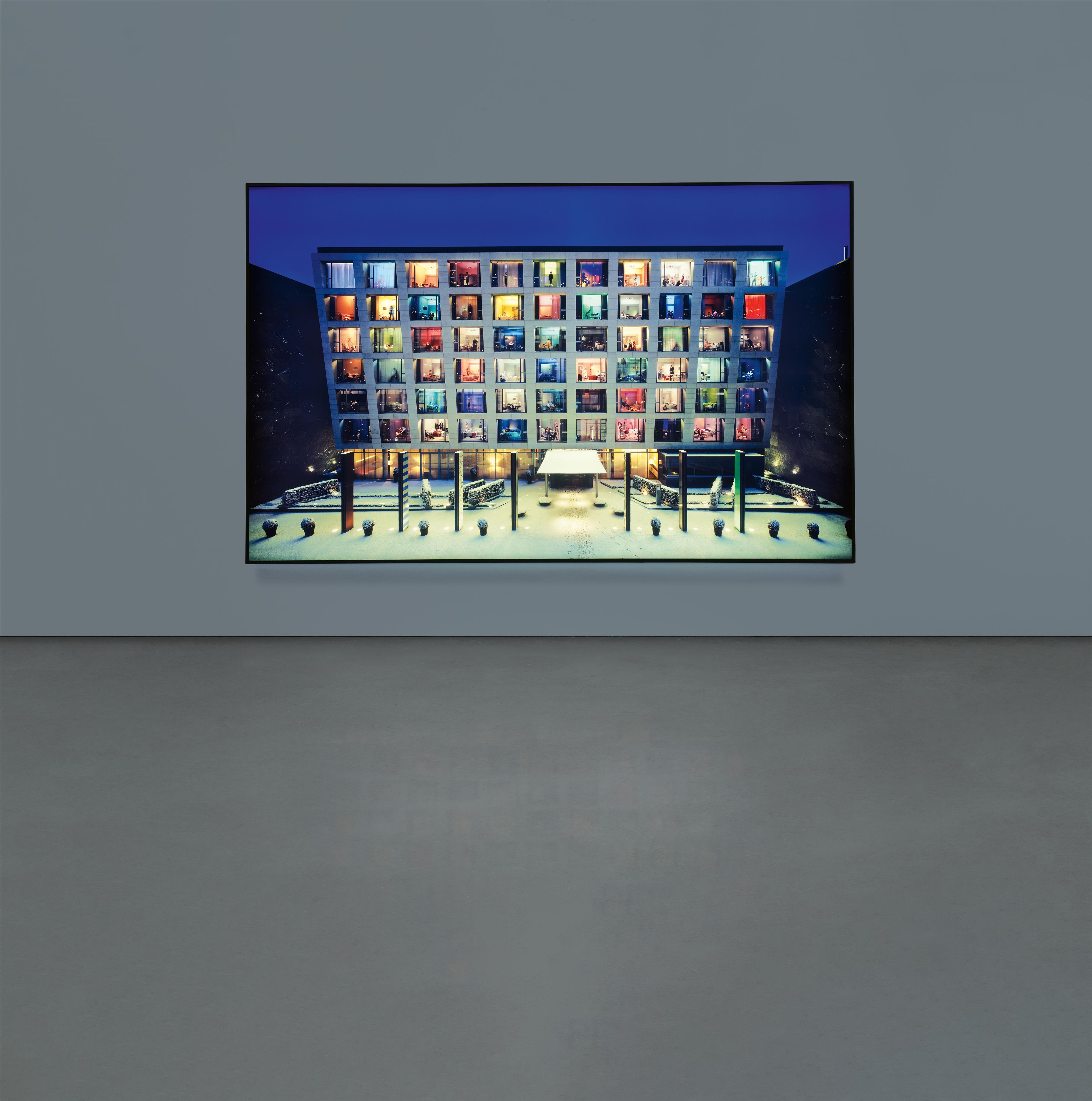 Artwork by In Sook Kim, Saturday Night, Made of Lightbox