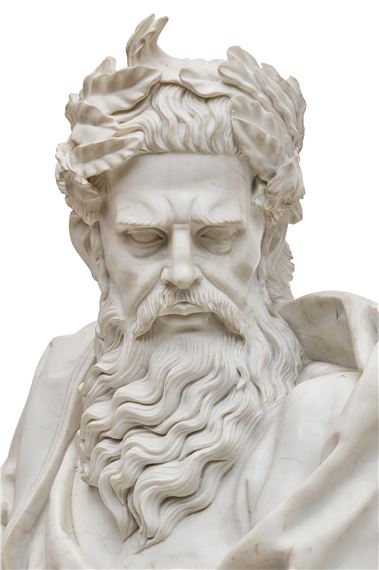 Lambert-Sigisbert Adam | AN ITALIAN CARVED MARBLE BUST OF NEPTUNE (1889 ...