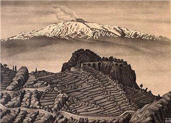 Work by M.C. Escher and an acrylic by Julian Stanczak lead auction