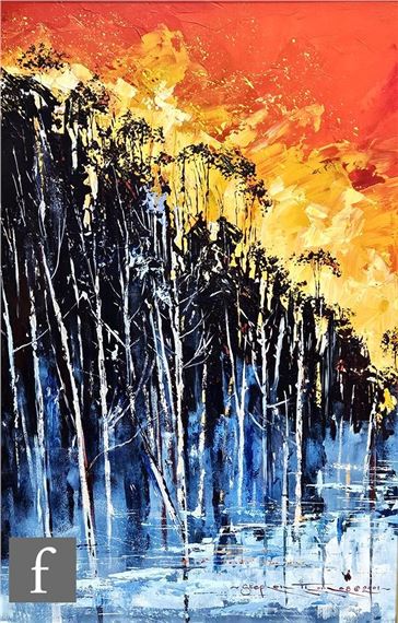 River View by Stephen Thomas, dated 2009