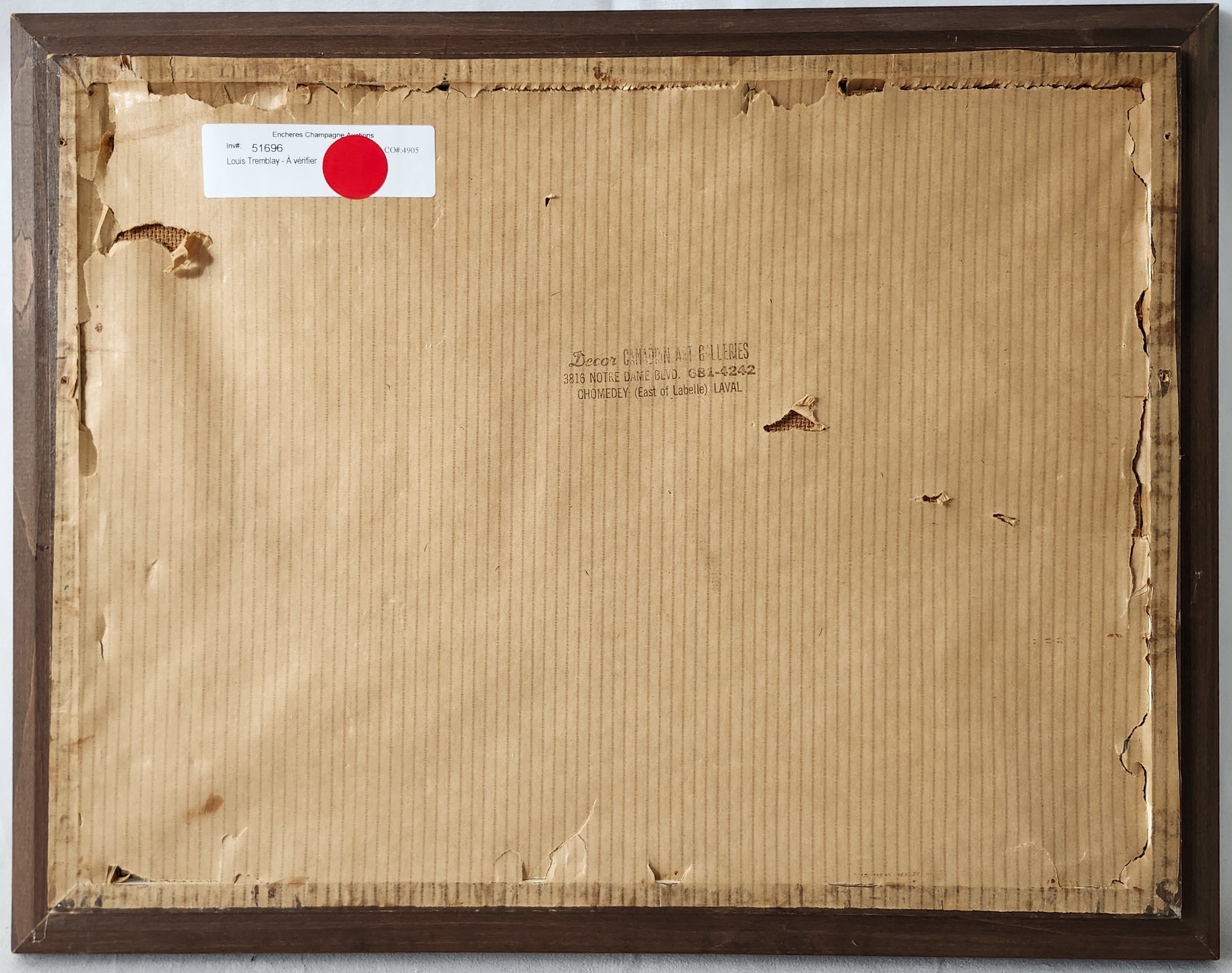 Artwork by Louis Tremblay, Landscape, Made of Oil on masonite