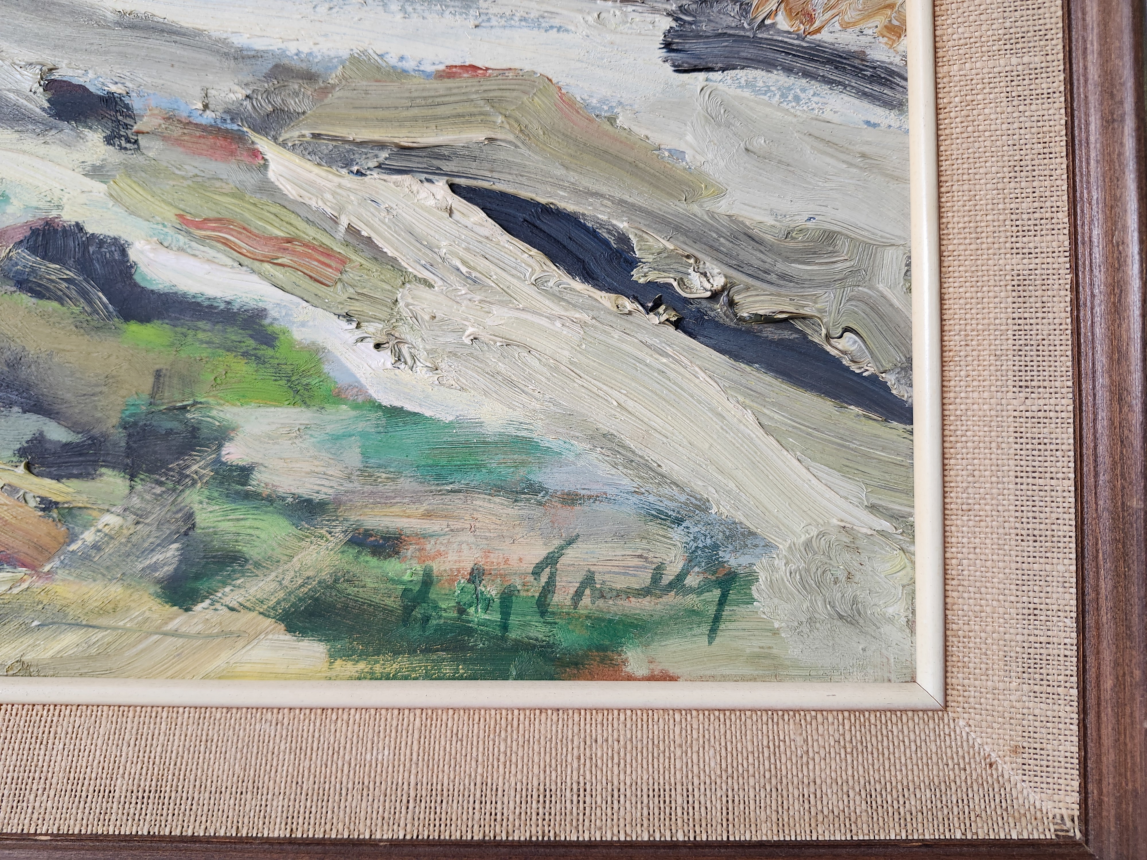 Artwork by Louis Tremblay, Landscape, Made of Oil on masonite