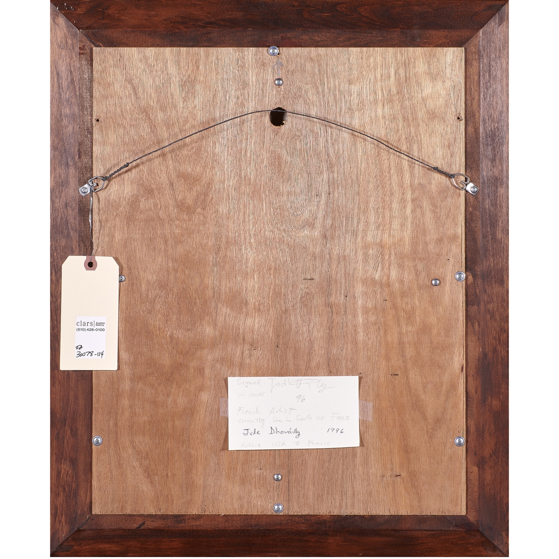 Artwork by Judy Dhouailly, Untitled, Made of oil on canvas