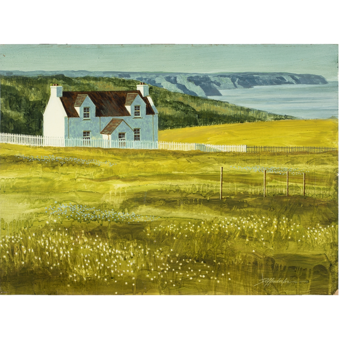 Edward Diffenderfer | House by the Sea | MutualArt