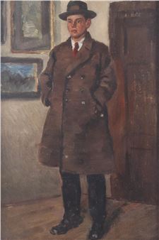 Bildnis eines jungen Mannes - Ludwig Ehrenhaft