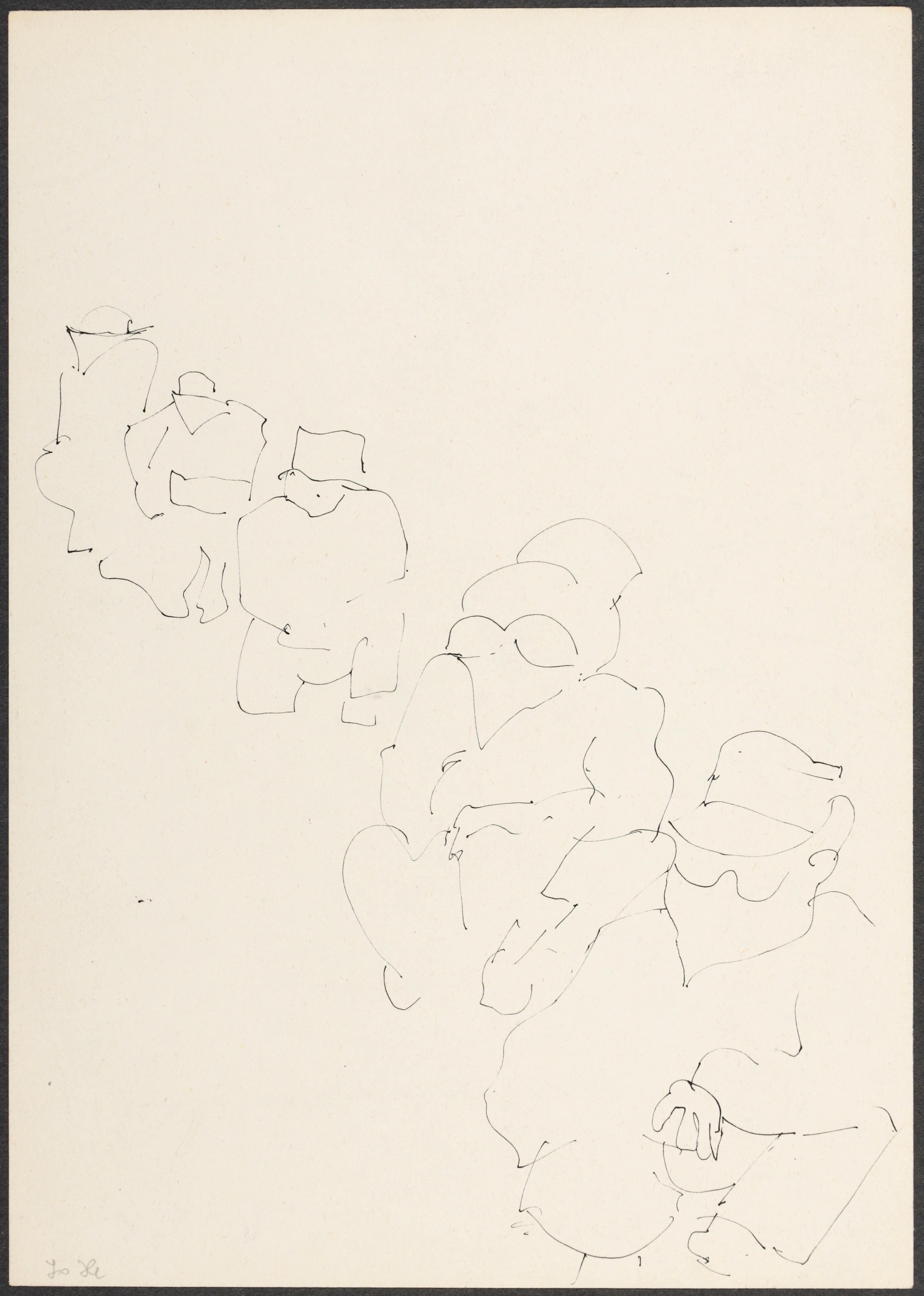 Artwork by Lore Heuermann, Ohne Titel, Made of ink