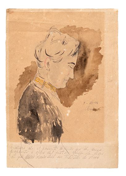 Ritratto della madre by Filippo de Pisis, 1924