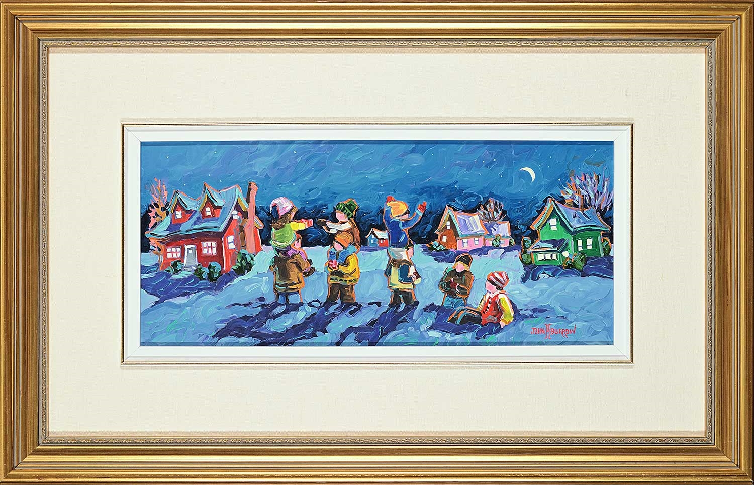John H. Burrow | Deep Snow Fun | MutualArt