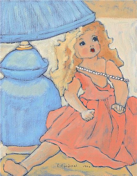 Poupee en Porcelaine by Francoise Cardinal, 1990