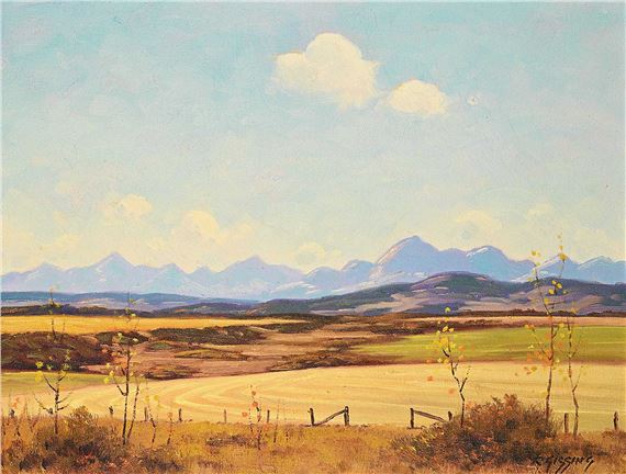 Near Pincher Creek by Roland Gissing, 1964