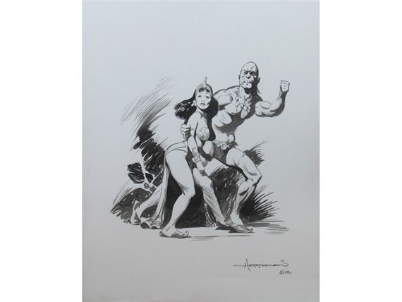 Mike Hoffman | Mike Hoffman - Royal Couple Fantasy Illustration | MutualArt