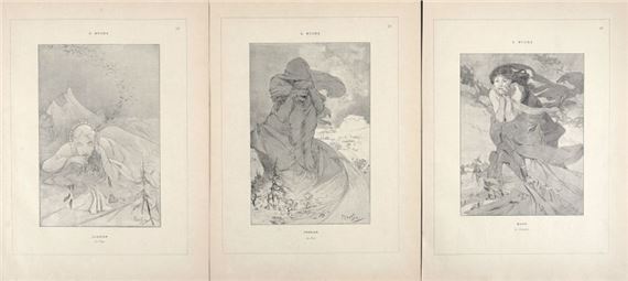 Alphonse Mucha | 12 Months | MutualArt