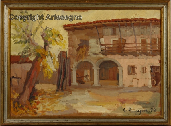 Artwork by Giuseppe Ragogna, Senza titolo, Made of Oil on canvas