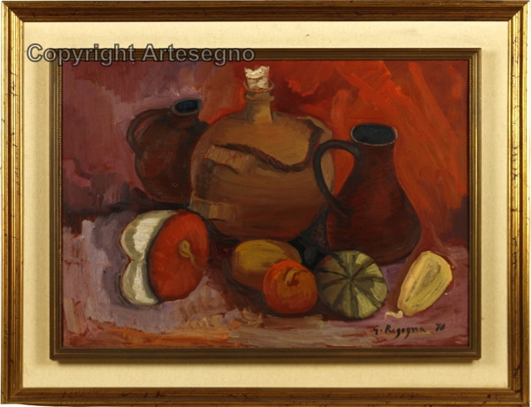 Artwork by Giuseppe Ragogna, Senza titolo, Made of Oil on canvas