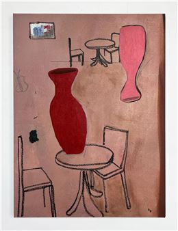 Still Life with Two Vases , 2023 - Bradley Boboc