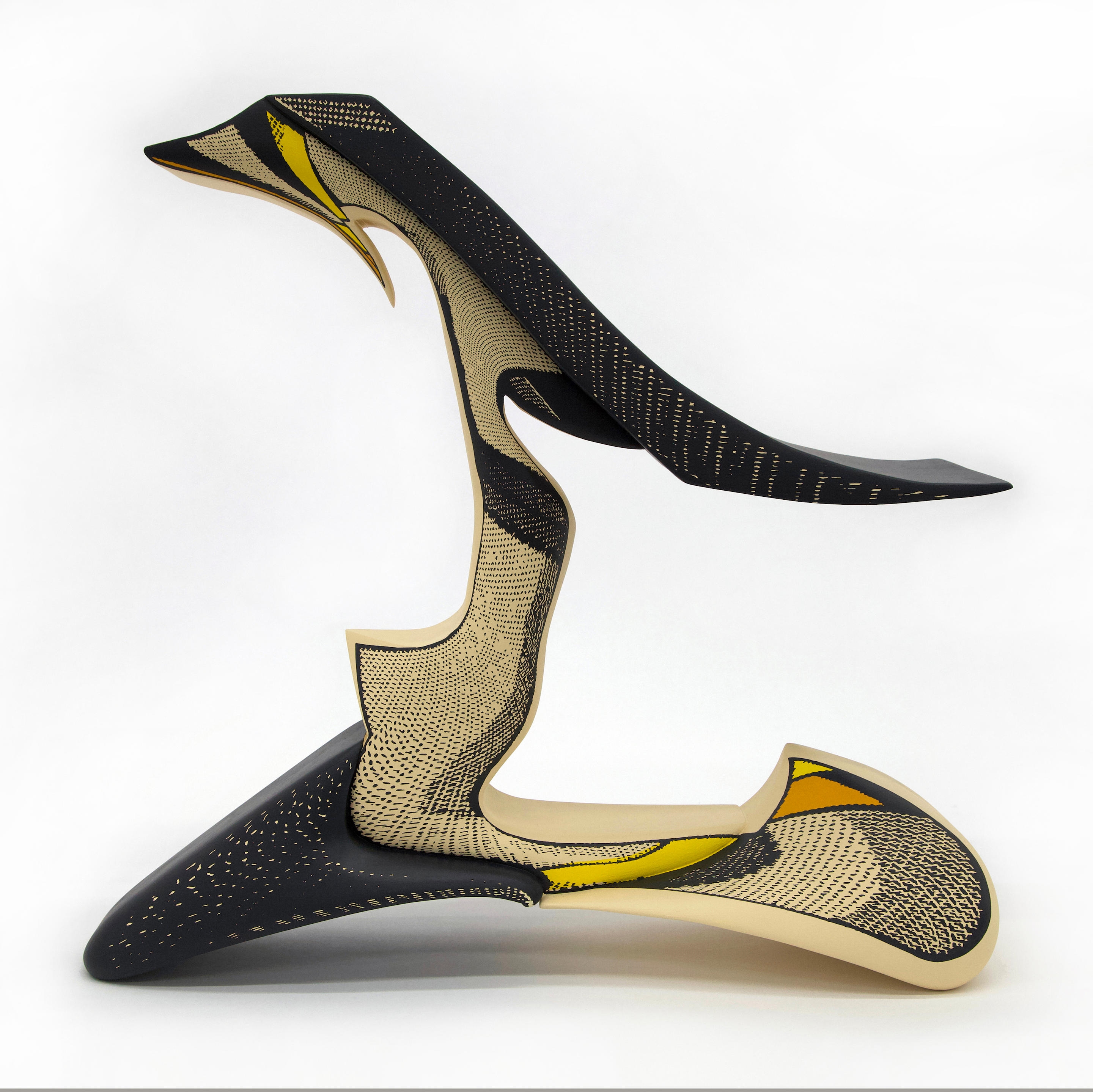 Artwork by Erik Frydenborg, Andssso , 2022, Made of acrylic on basswood