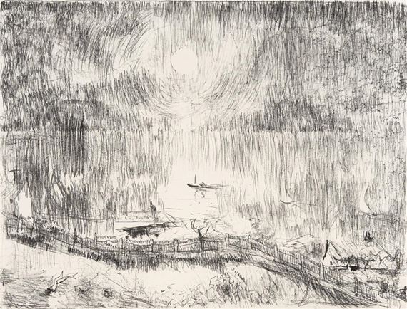 Lloyd Rees | The Derwent, 1983 (1983) | MutualArt